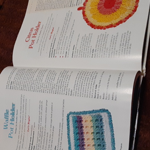 101 Easy Scap Crochet Projects Hardcover book - Picture 3 of 4